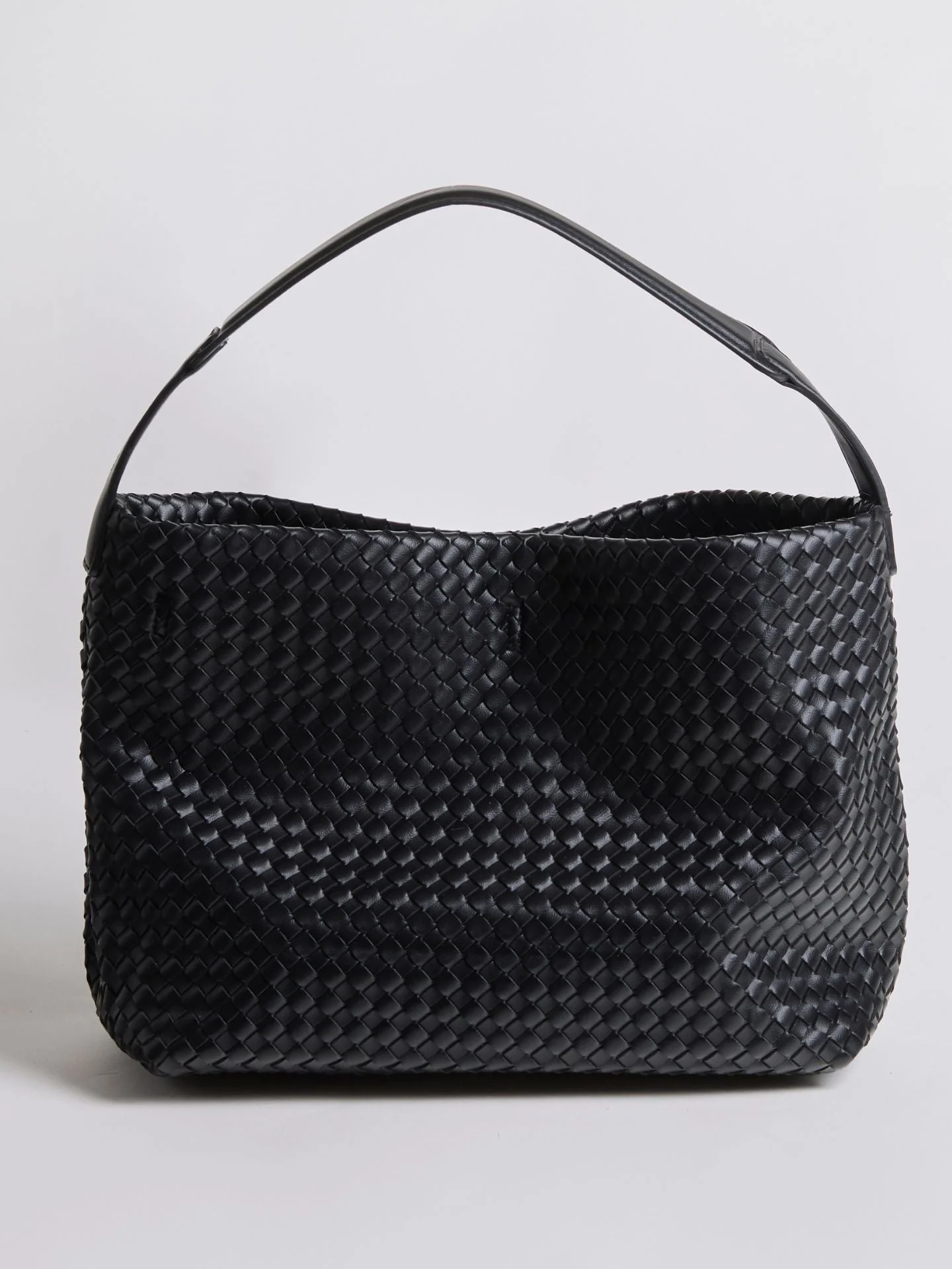 Celine Braided Vegan Leather Tote - Image 4