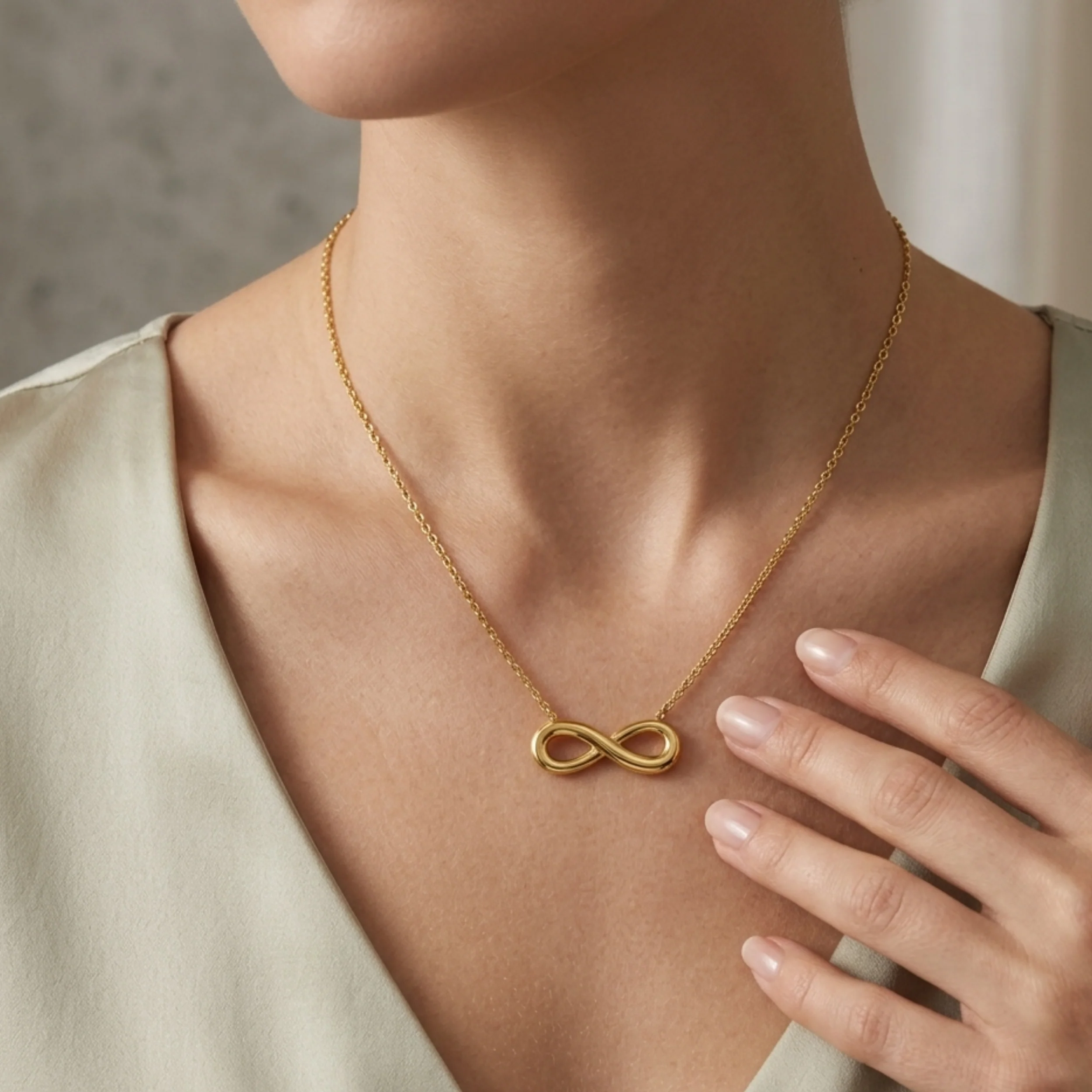 Eluné Infinity Radiance Necklace - Image 5