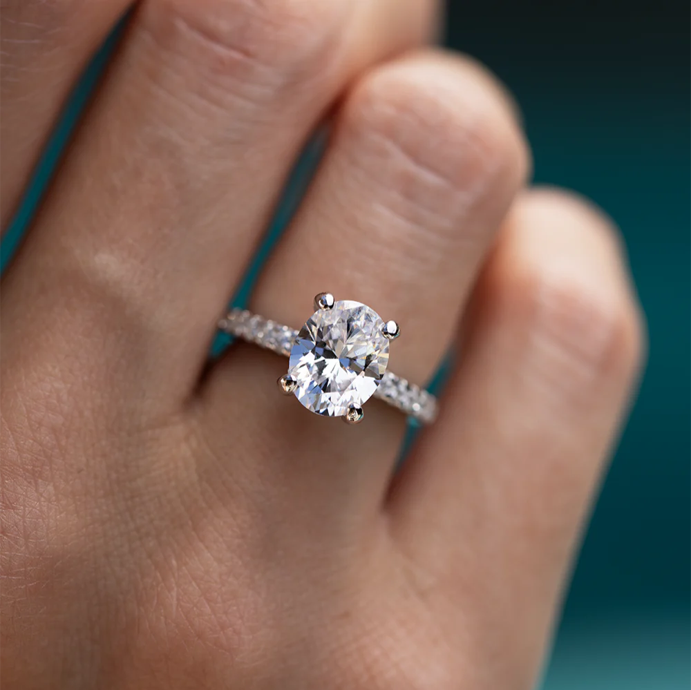 Eternal Radiance Moissanite Solitaire Ring - Image 5