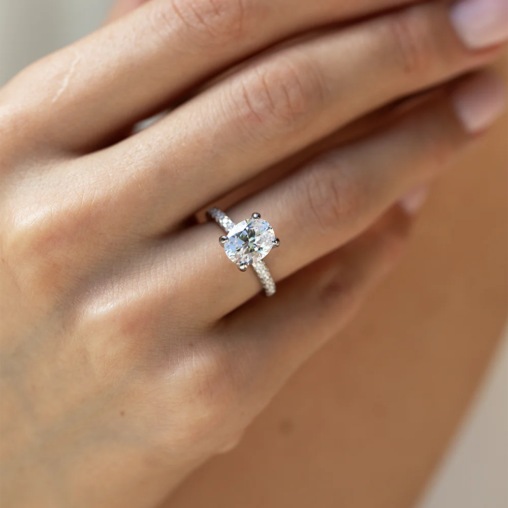 Eternal Radiance Moissanite Solitaire Ring - Image 6
