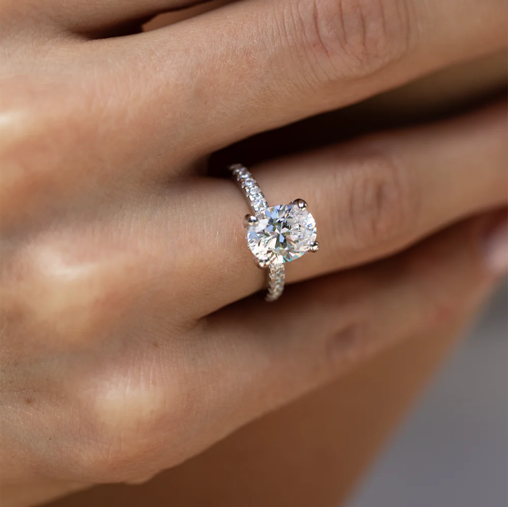 Eternal Radiance Moissanite Solitaire Ring - Image 9