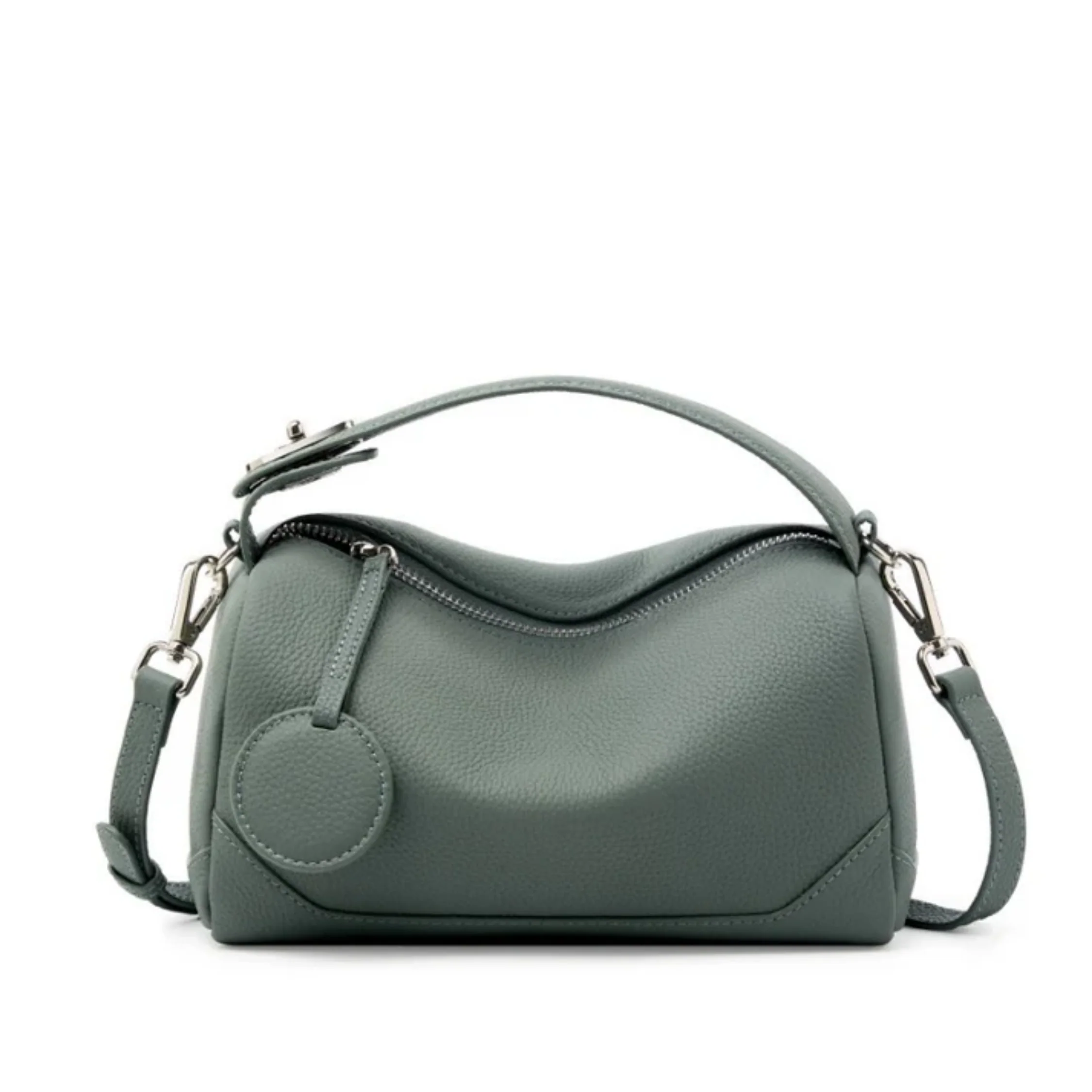 Euphéra Genuine Leather Boston Bag - Image 3