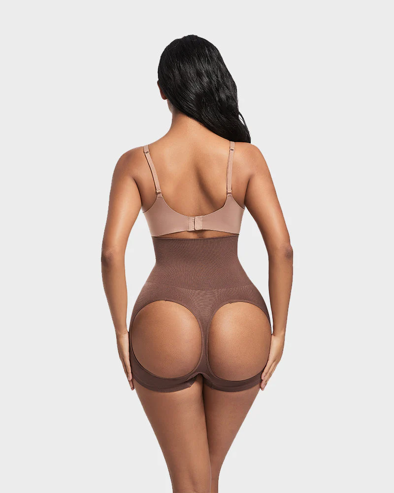 High-Waist Seamless Butt Lifting Shaping Shorts - Image 9
