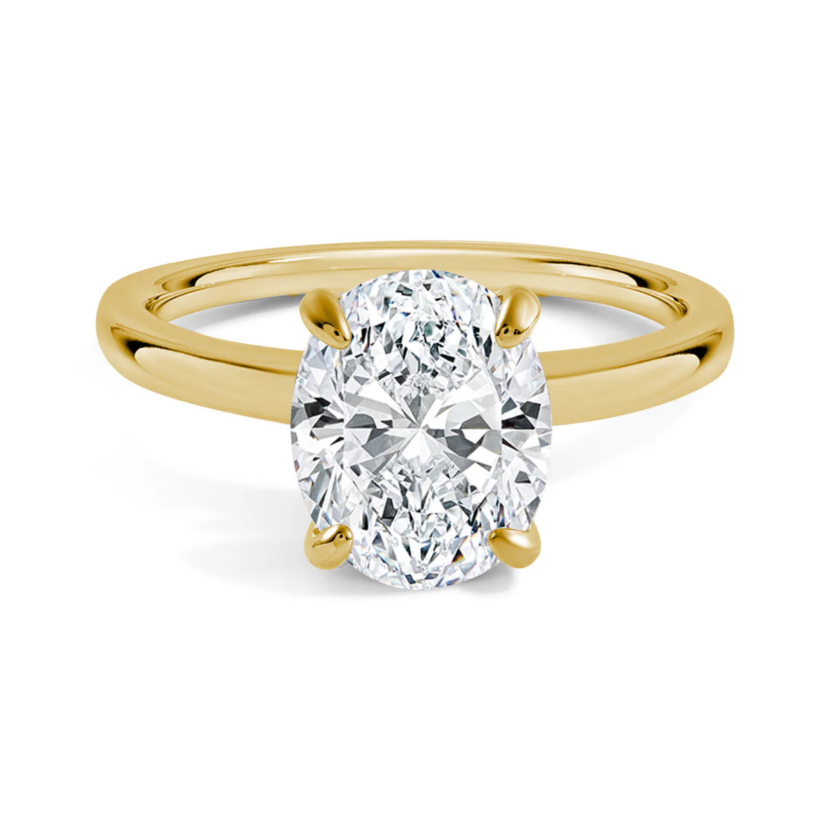 Lustrous Moissanite Elegance Ring - Image 6