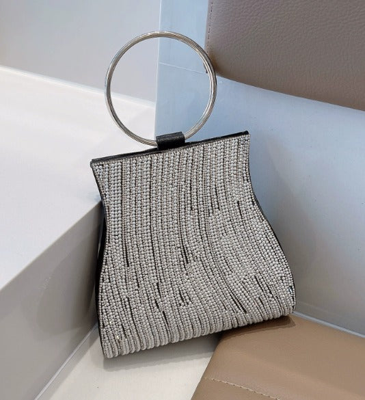 Luxe Shimmering Handbag - Elegant and Versatile  Bag - Image 11
