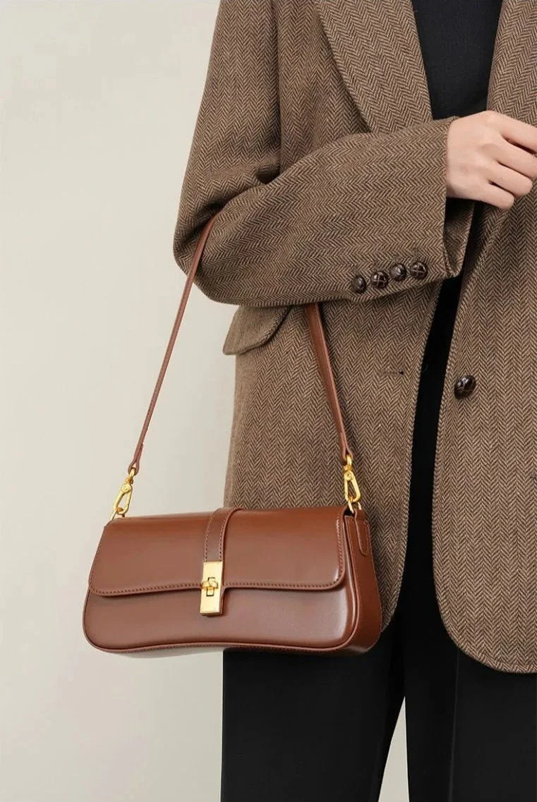 Marcellina Luxe Leather Shoulder Bag - Image 11