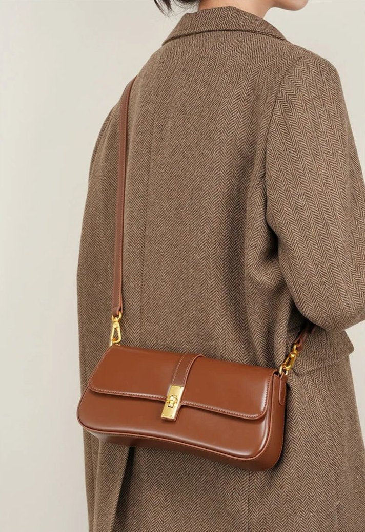 Marcellina Luxe Leather Shoulder Bag - Image 12