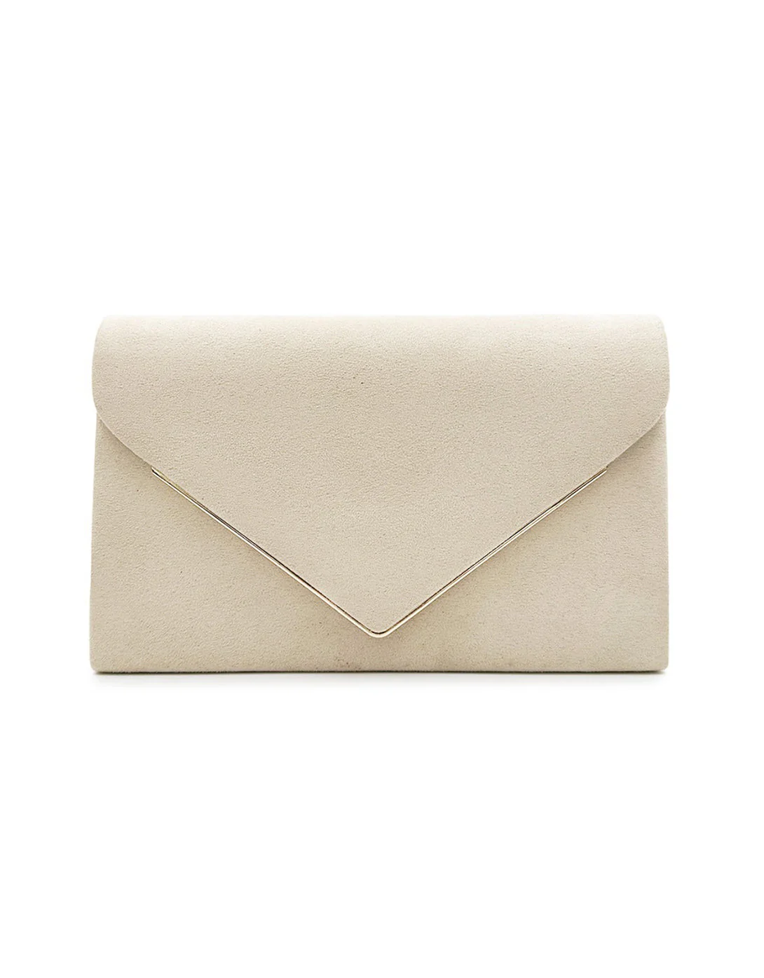 Noctura Suede Velvet Envelope Clutch - Image 2