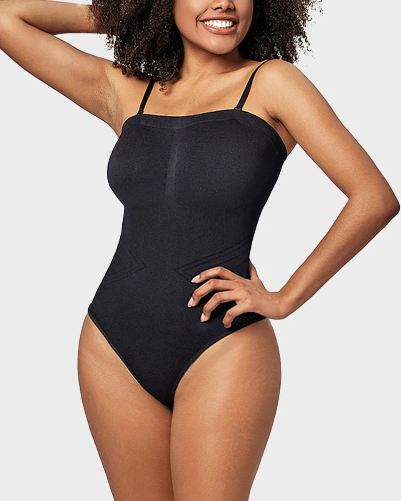 Seamless Strapless Shaping Bodysuit - Image 9