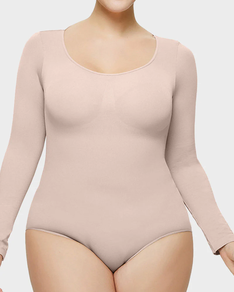 Seamless Sculpt Long Sleeve Bodysuit - Image 4