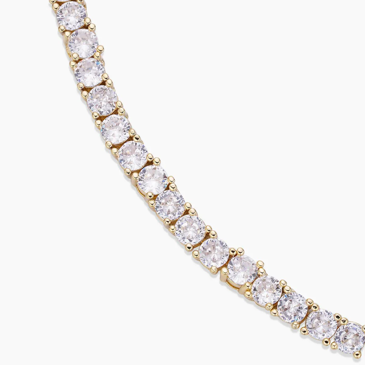 Sleek Tennis Necklace (2mm) - Image 5