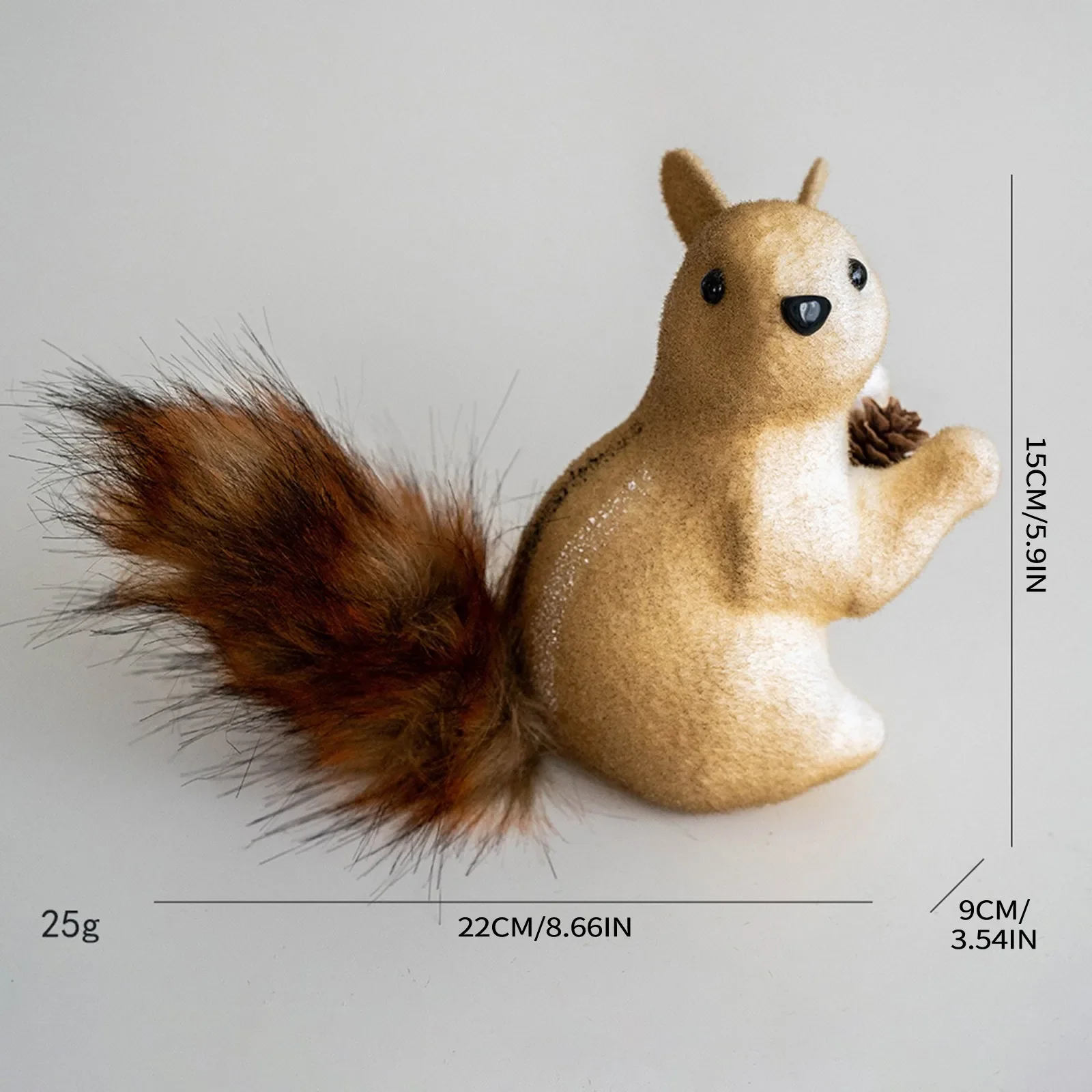 Squirrel for Christmas Tree Decoration (2 Pc) - Image 12