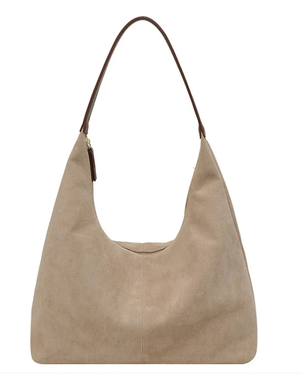 Elegant Vegan Leather Half-Moon Tote - Image 52