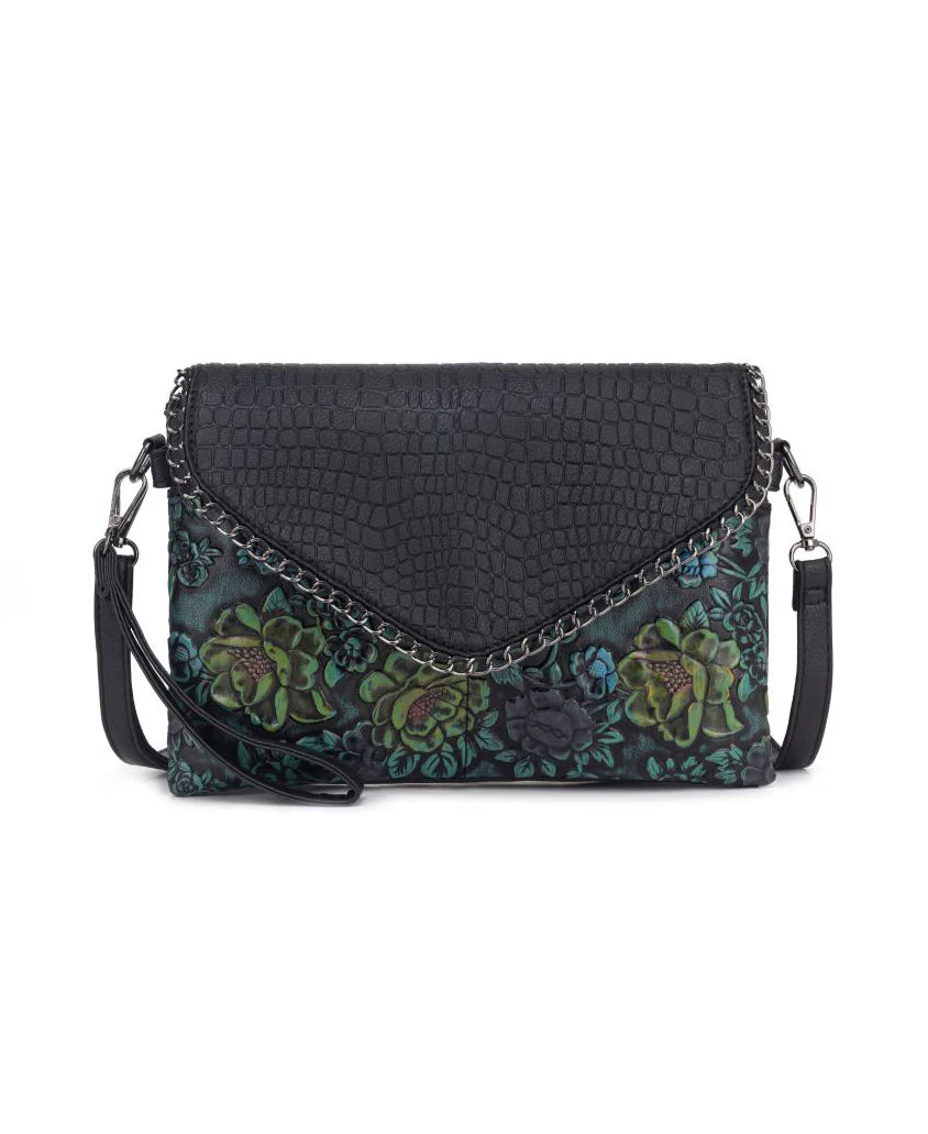 VelvetBloom Luxe Chain Crossbody