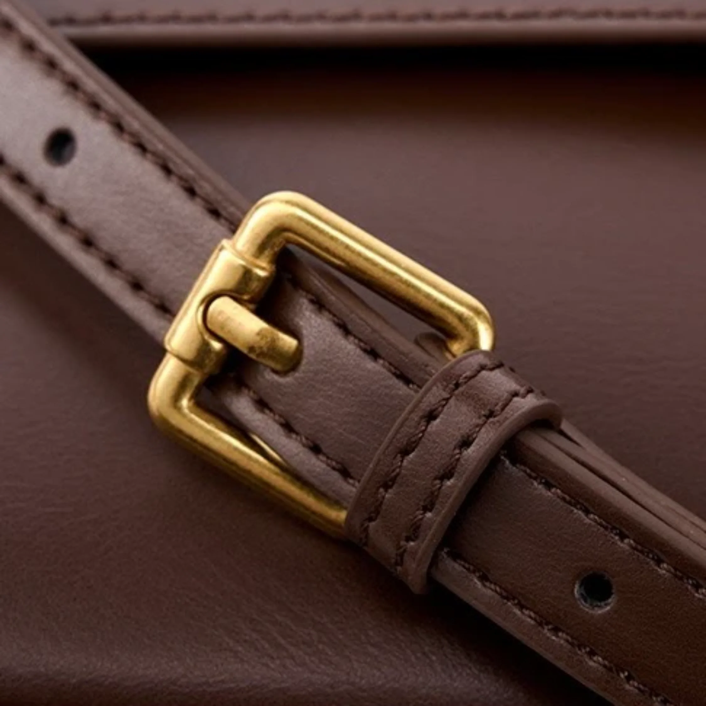 Violethé Genuine Leather Shoulder Box Bag - Image 10