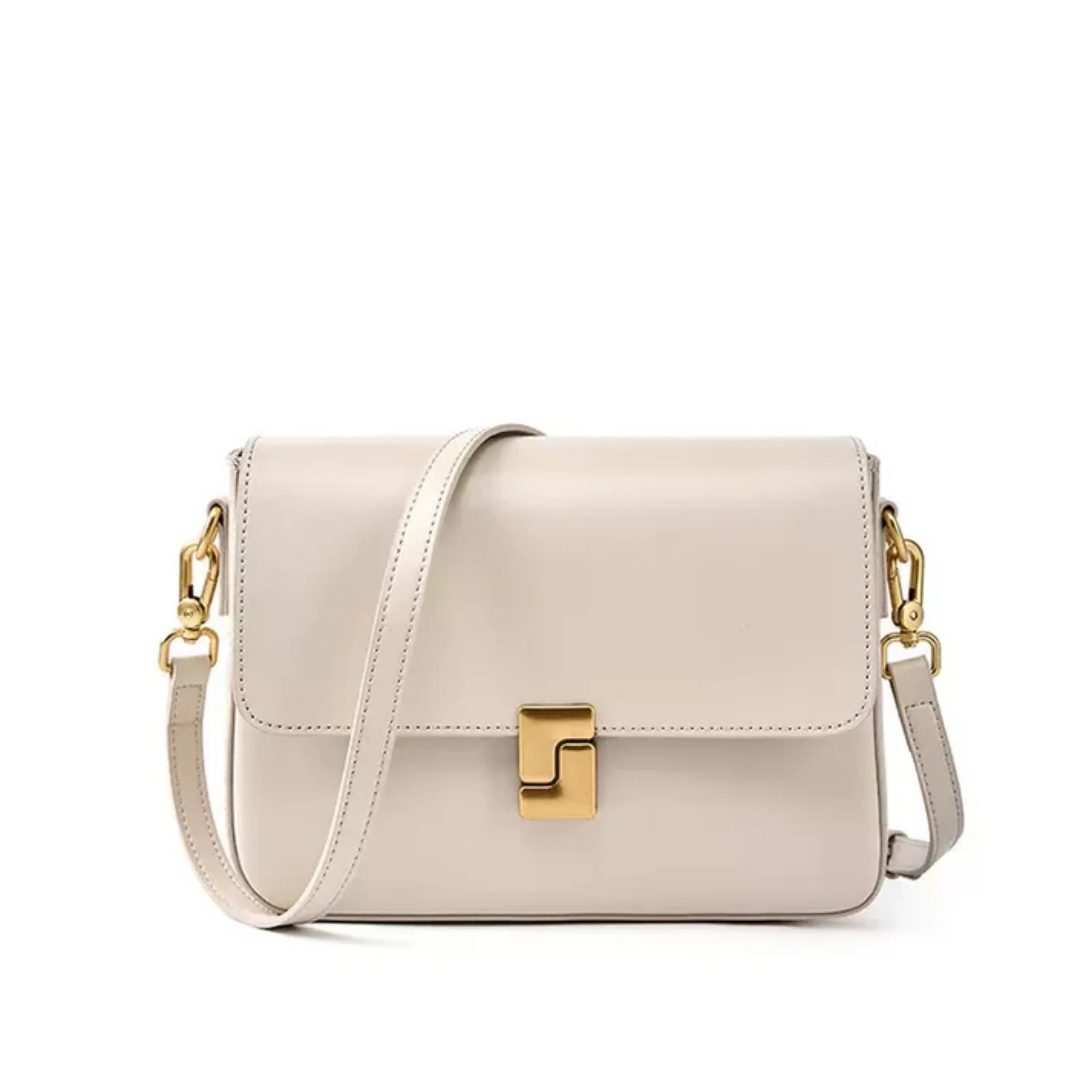 Violethé Genuine Leather Shoulder Box Bag - Image 3