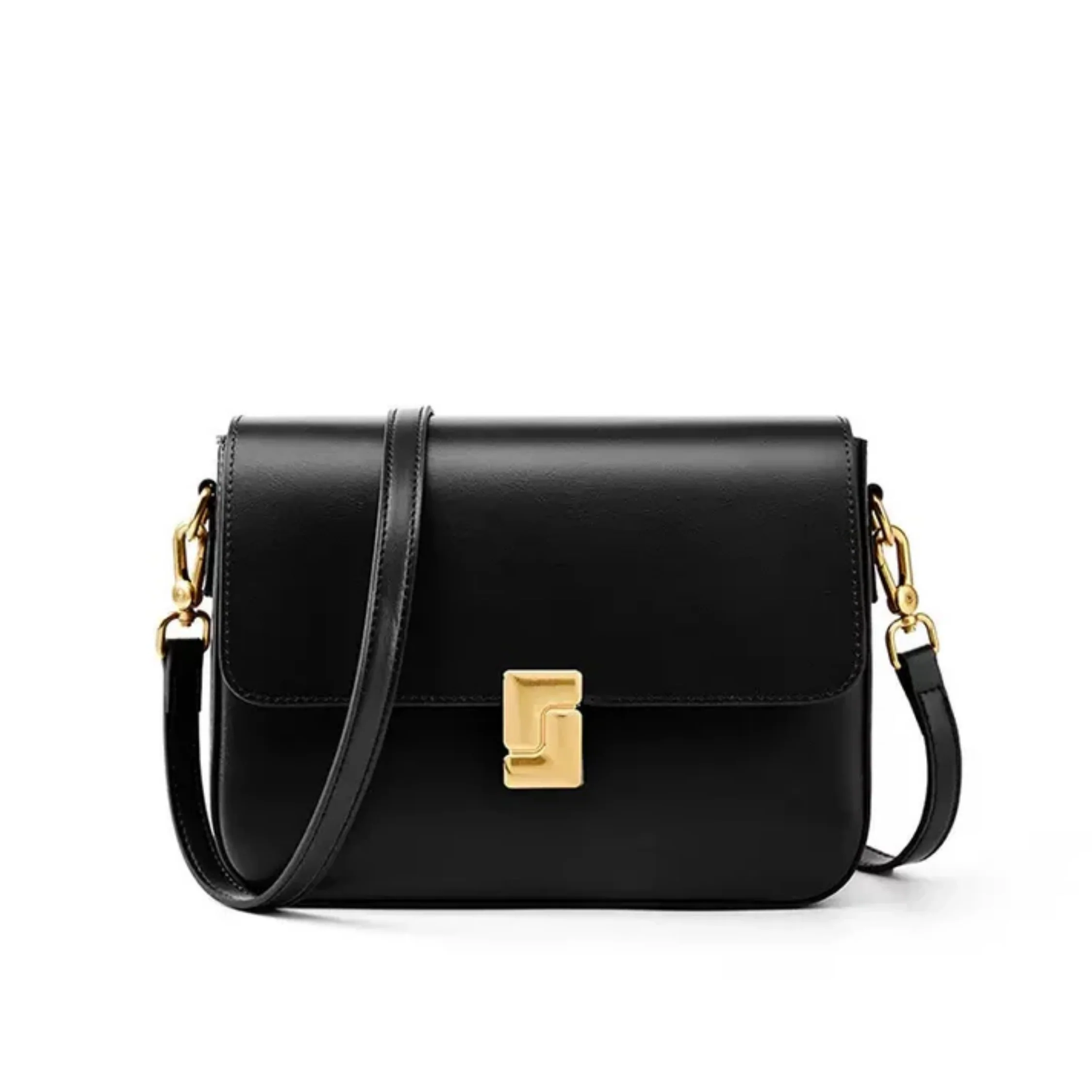 Violethé Genuine Leather Shoulder Box Bag - Image 4